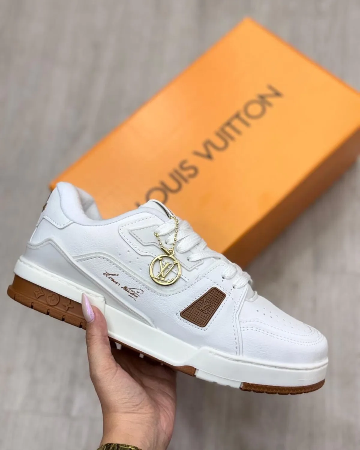 Louis Vuitton branco e caramelo — Louis Vuitton, KANTON