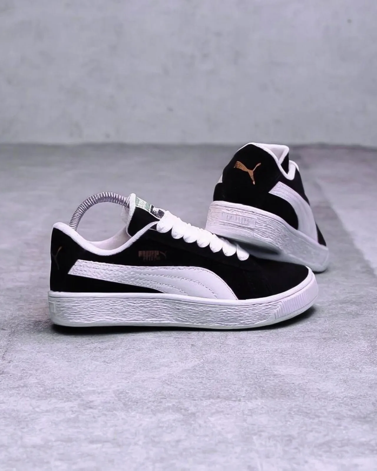 Puma Suede preto e branco — Puma, KANTON
